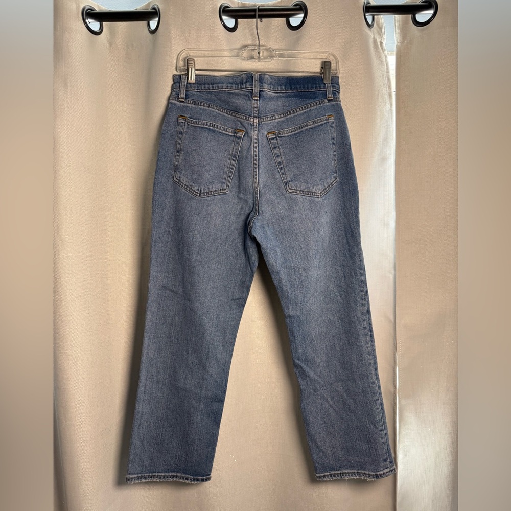 Abercrombie & Fitch Ankle Straight Ultra High Rise Curve Love Jeans 10 / 30 S - Picture 5 of 11